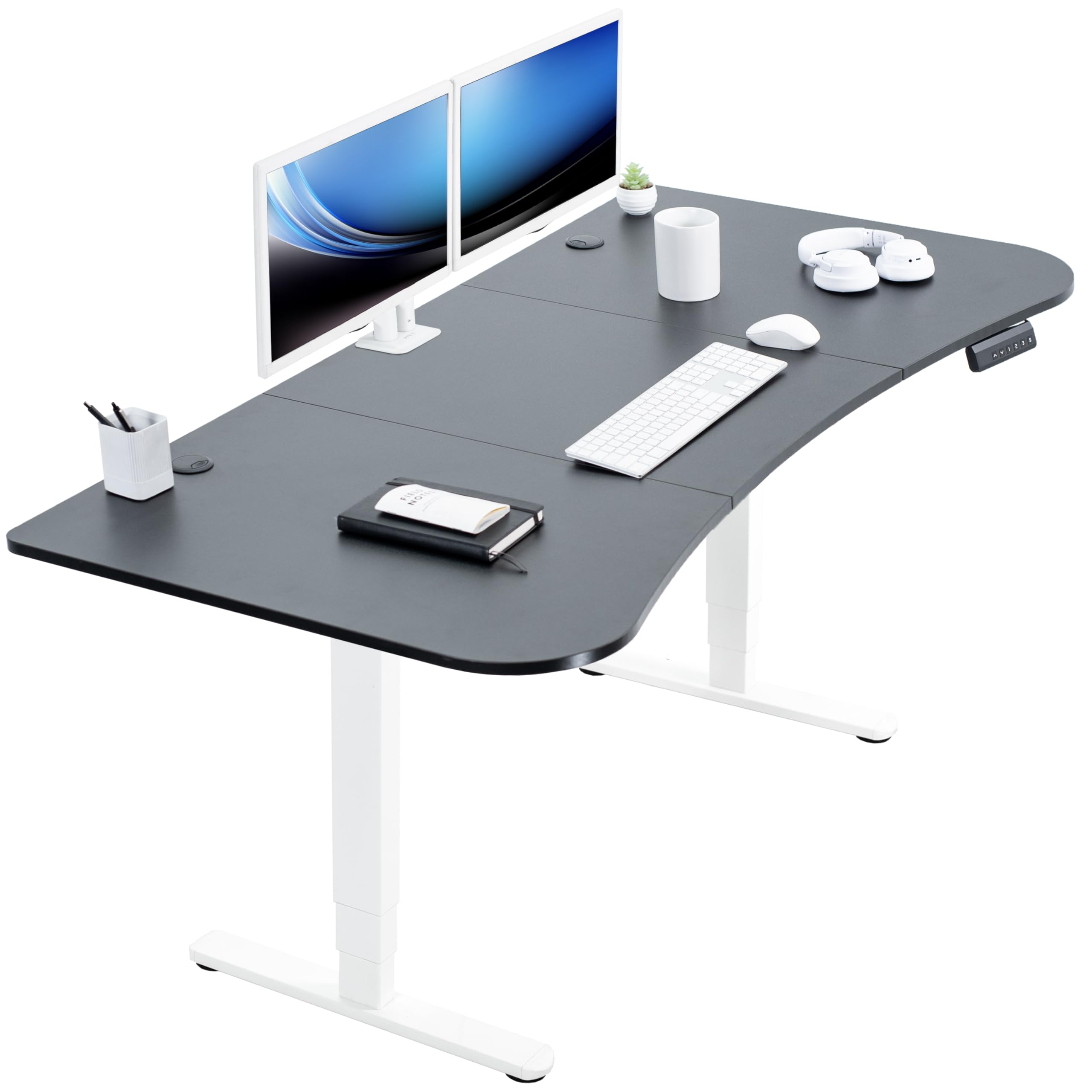 71-Inch Electric Standing Desk with Memory Touch Controller