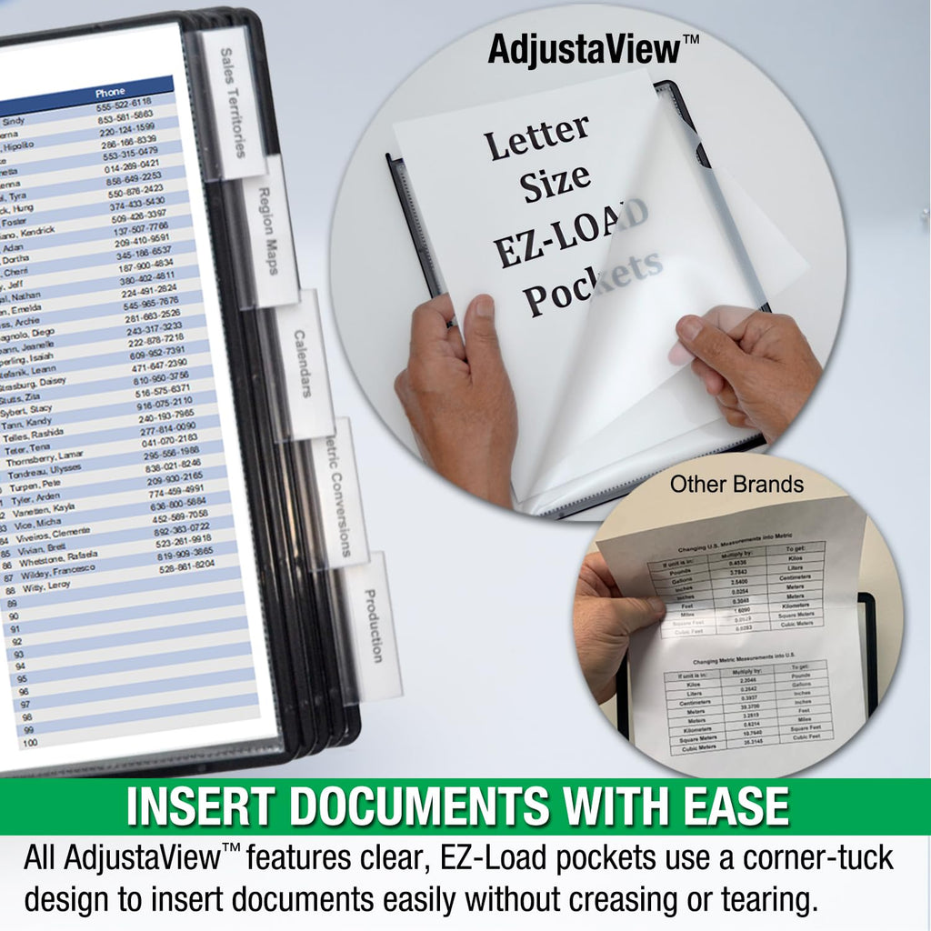 Ultimate Office AdjustaView Expandable Desk Reference Display Organizer