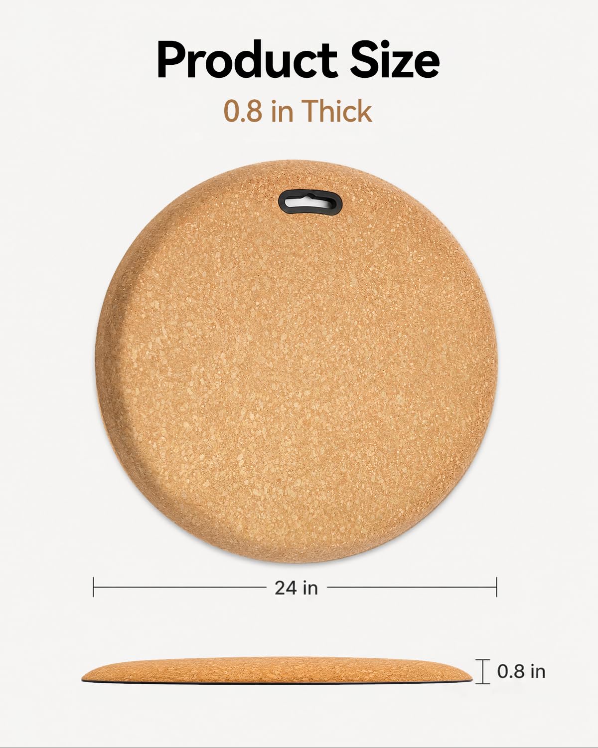 Rocalt Standing Desk Mat, Cushioned Cork Anti Fatigue Mat