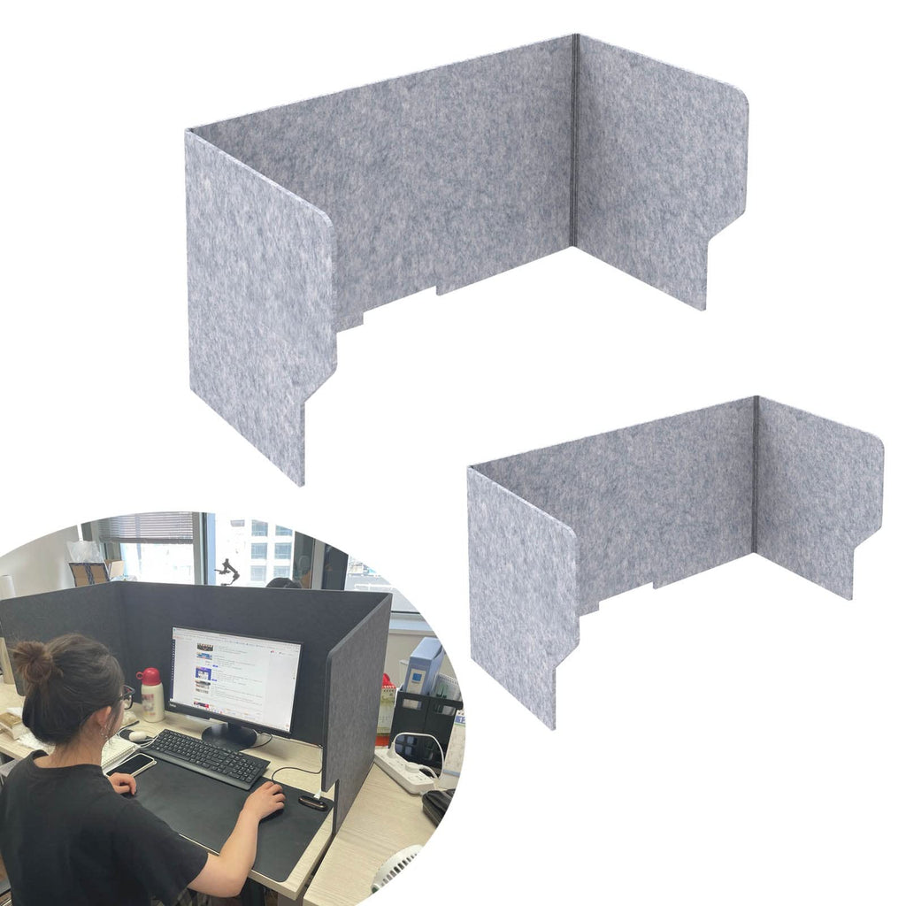 Freestanding Acoustic Desk Dividers Desk Panel,Panel, 2 Pcs Classroom Desktop Privacy Panel, Reduce Noise and Visual Distractions with This Lightweight Desk Mounted Privacy Panel (Color : Dark Camel