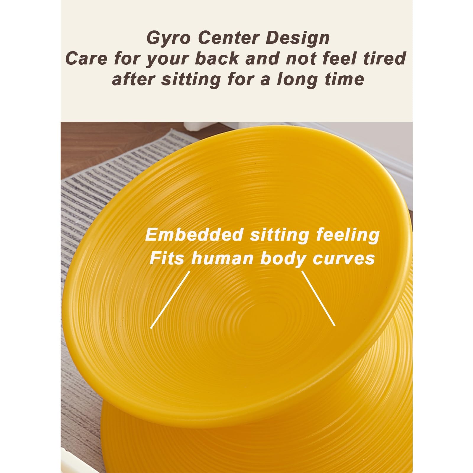 360° Swivel Gyro Chair,One-Piece Molded Rotation Stool Sense Training Tumbler Gyro Spinning Chair,for Kindergarten and Living Room,Commercial Gyro Swivel Chair,Gyro Chair