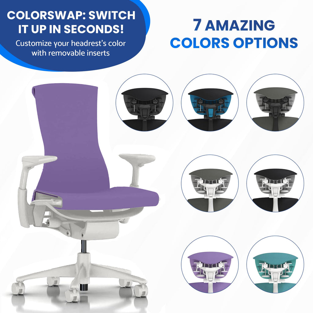 OFFICE LOGIX SHOP Embody Headrest Compatible with Herman Miller Embody Chair