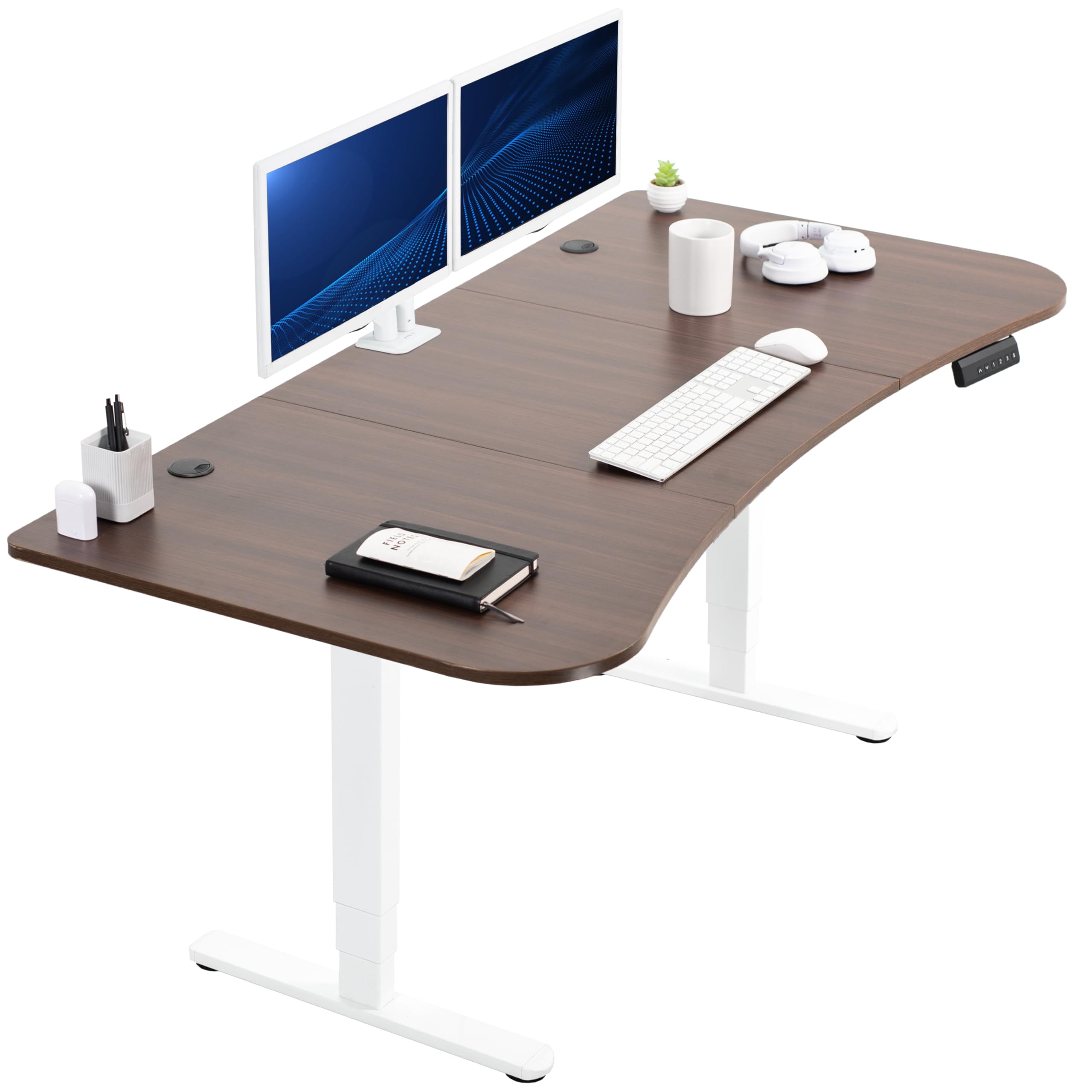 71-Inch Electric Standing Desk with Memory Touch Controller