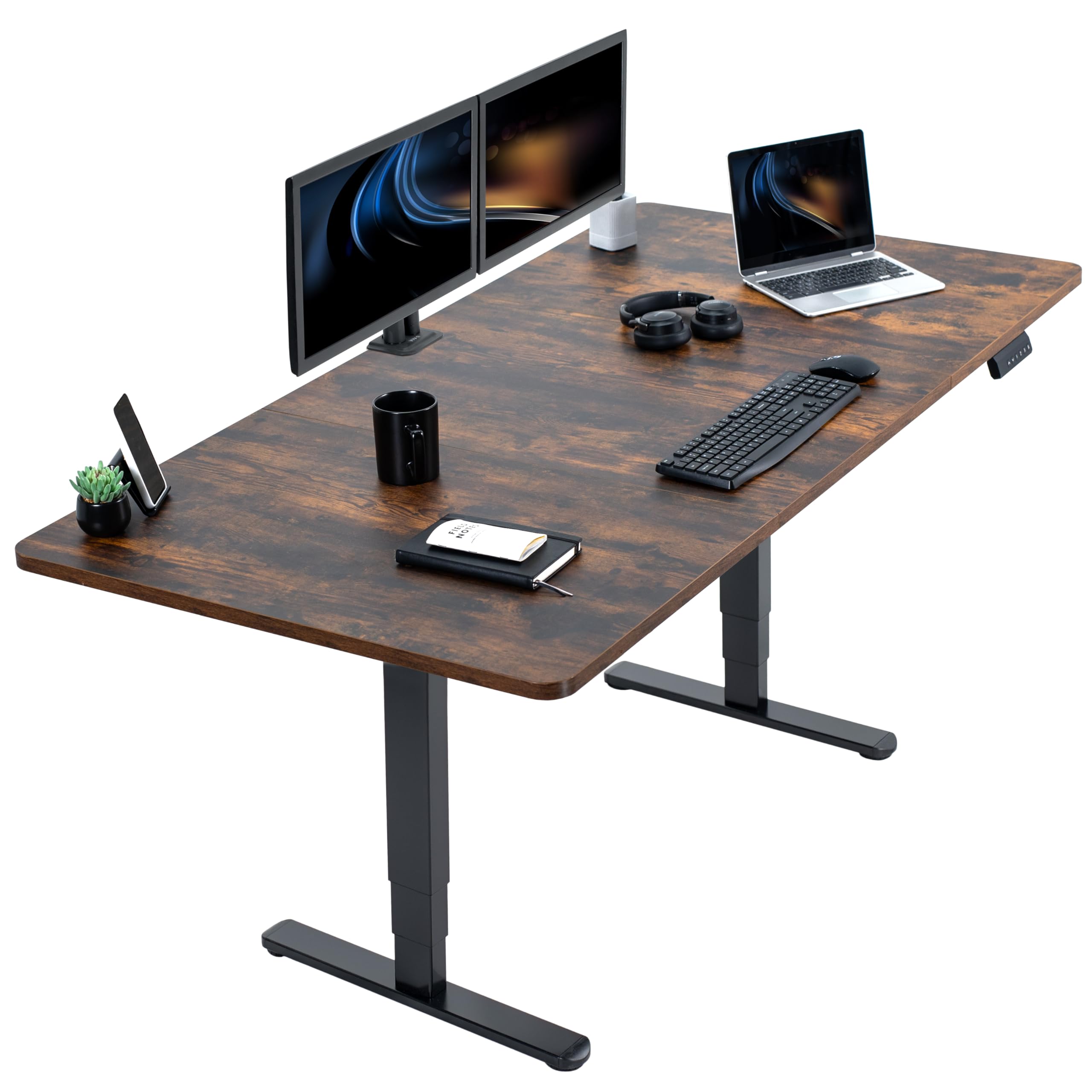 71-Inch Electric Standing Desk with Memory Touch Controller