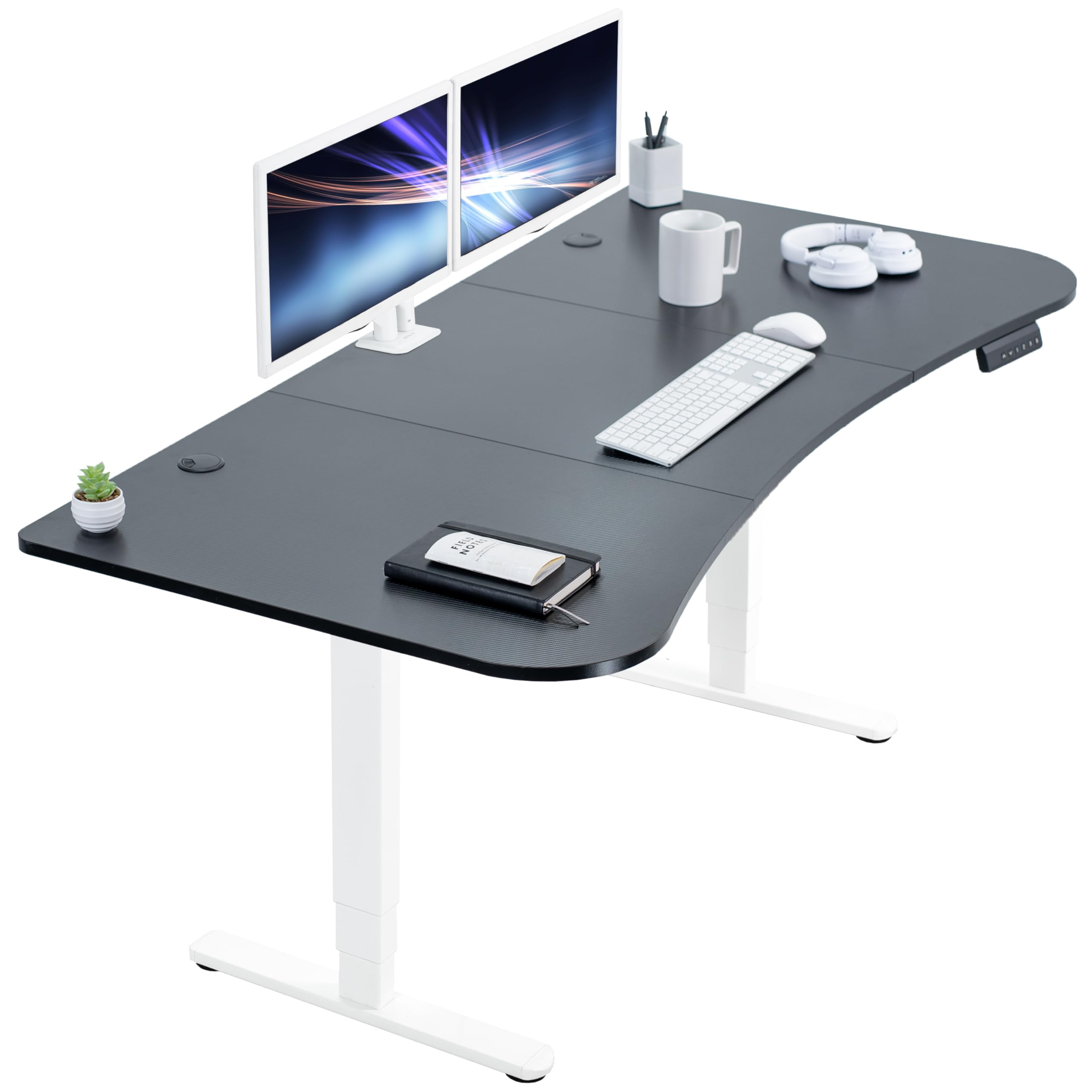 71-Inch Electric Standing Desk with Memory Touch Controller