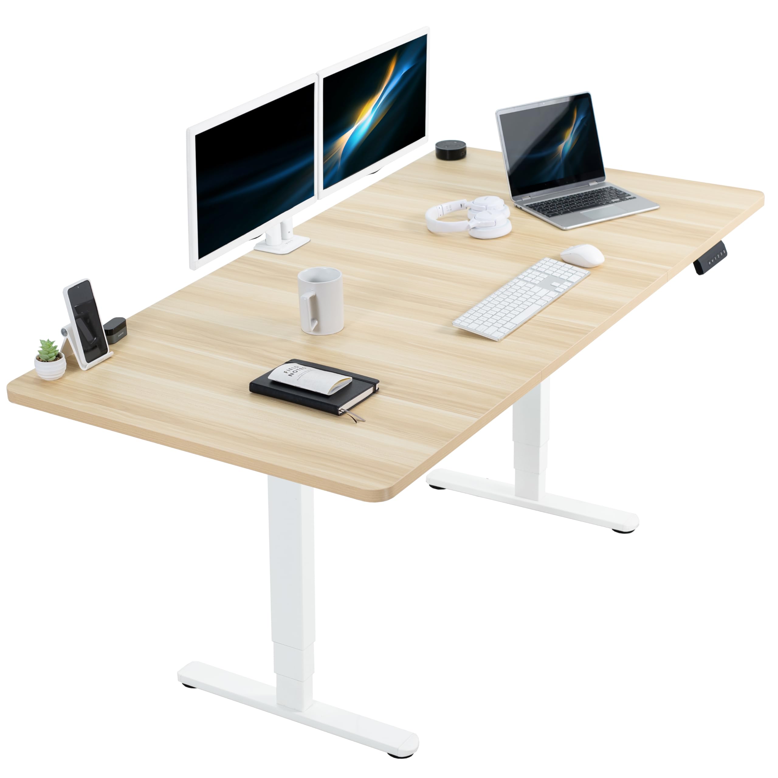 71-Inch Electric Standing Desk with Memory Touch Controller