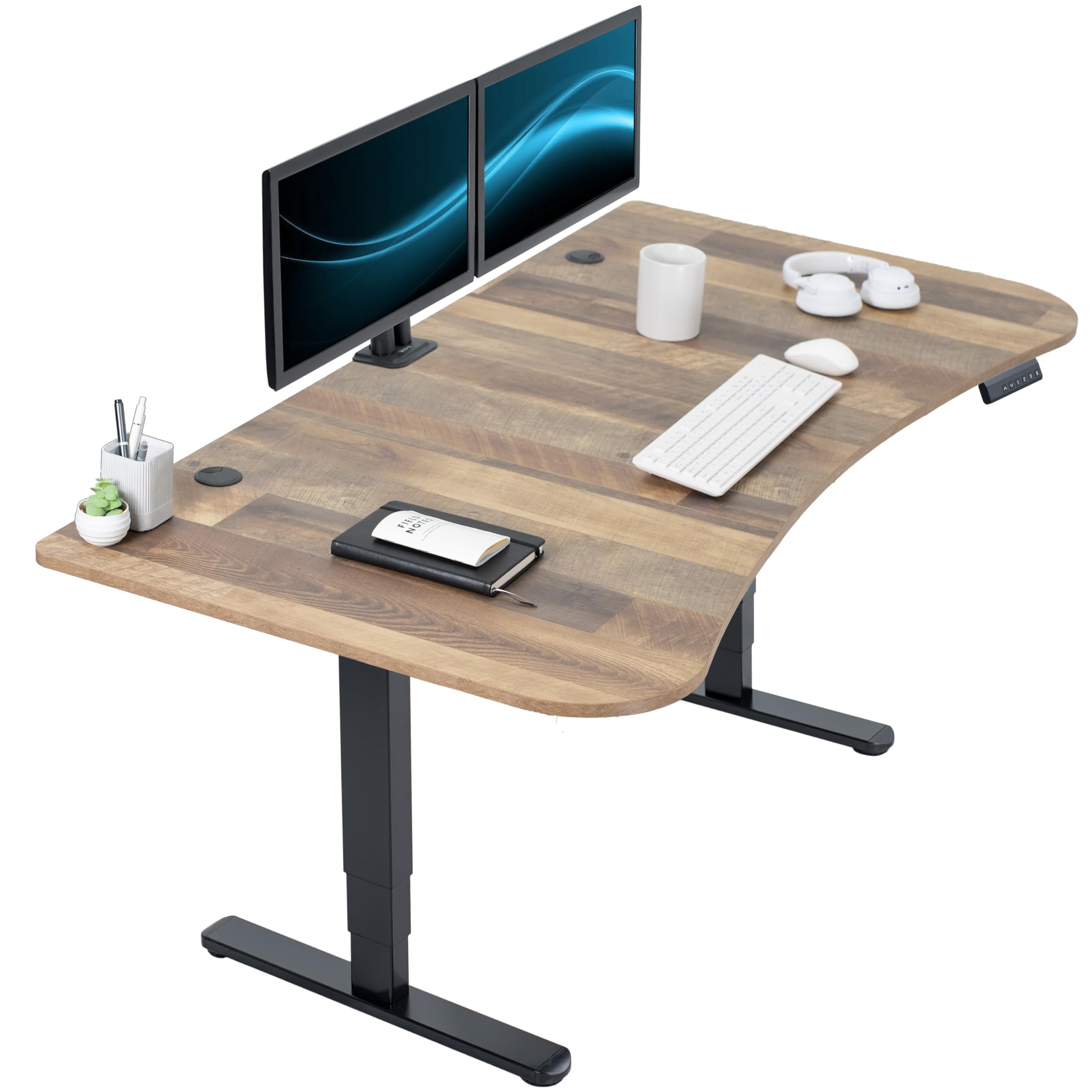 71-Inch Electric Standing Desk with Memory Touch Controller