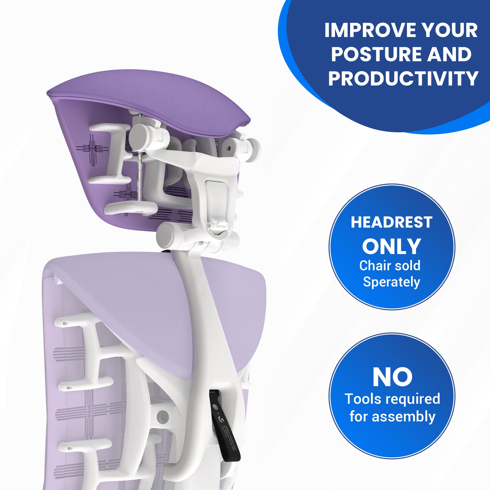 OFFICE LOGIX SHOP Embody Headrest Compatible with Herman Miller Embody Chair