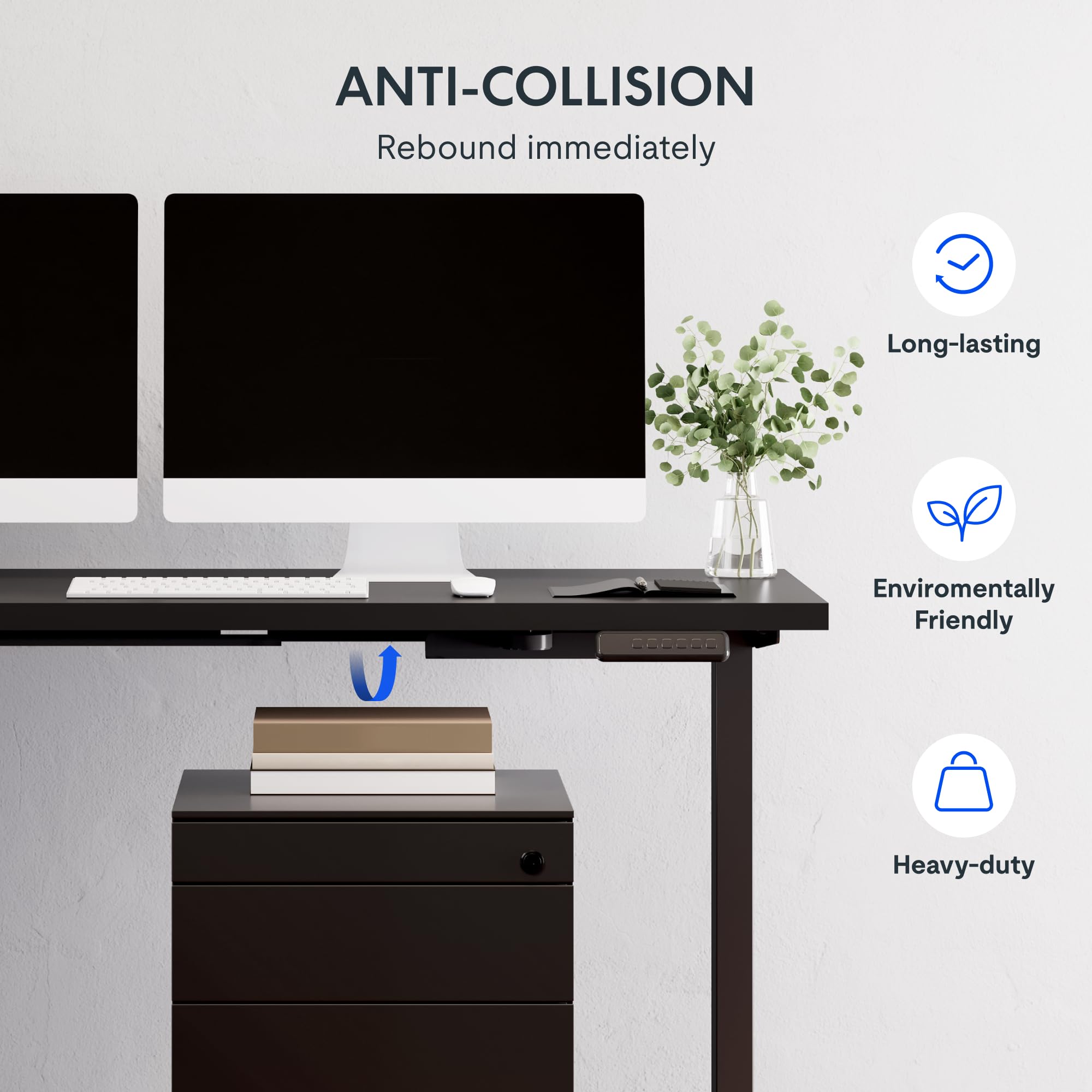 FLEXISPOT L Shaped Standing Corner Desk