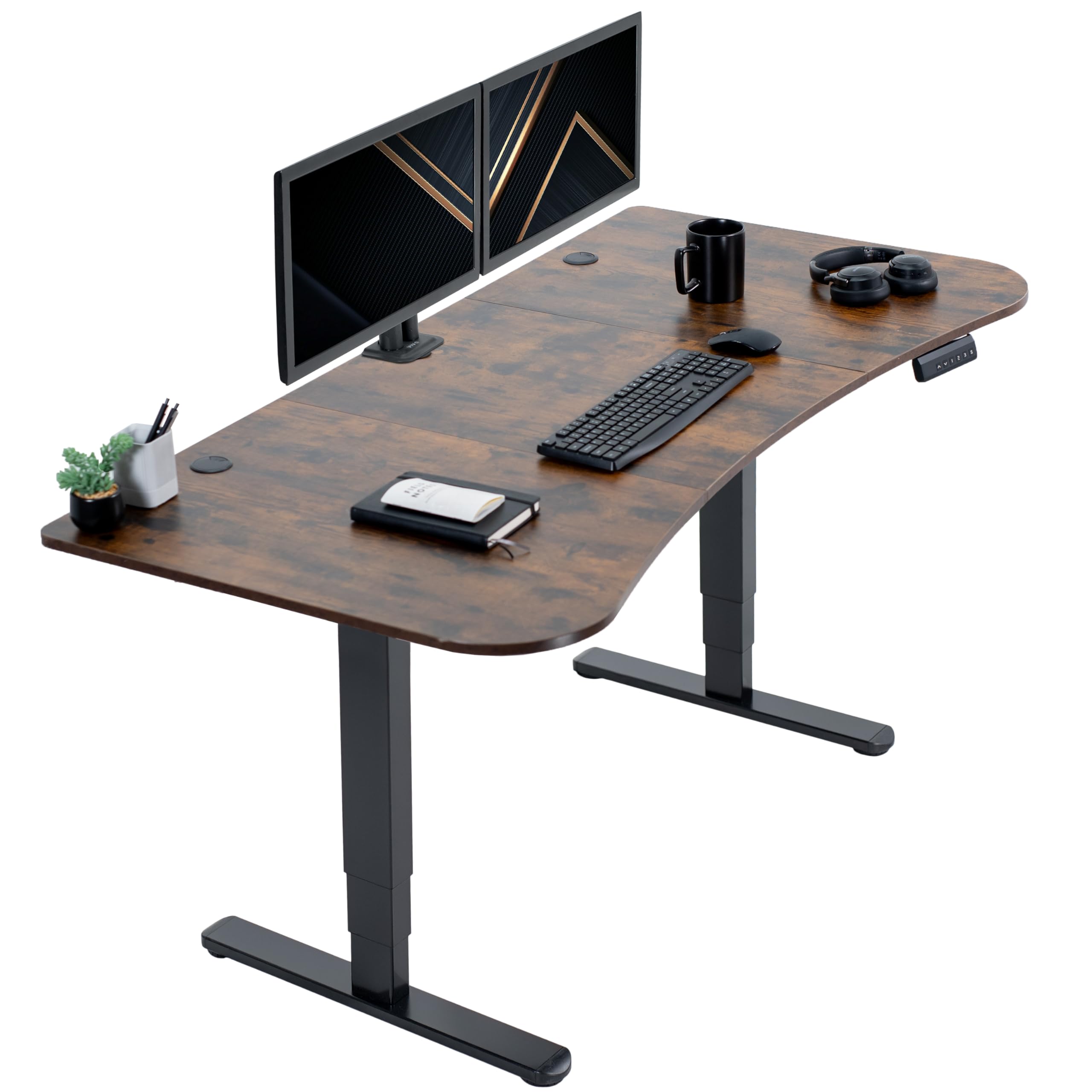 71-Inch Electric Standing Desk with Memory Touch Controller