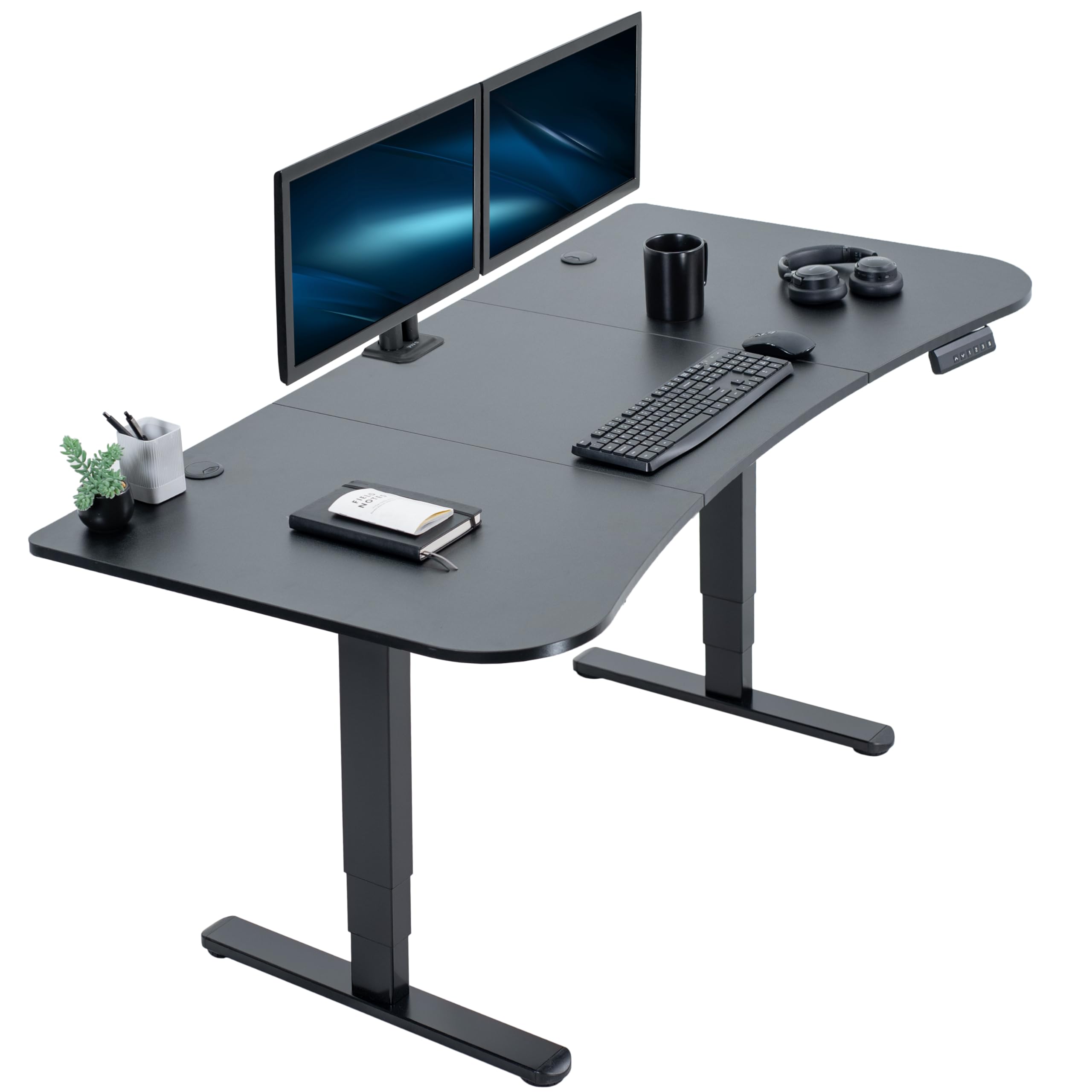 71-Inch Electric Standing Desk with Memory Touch Controller