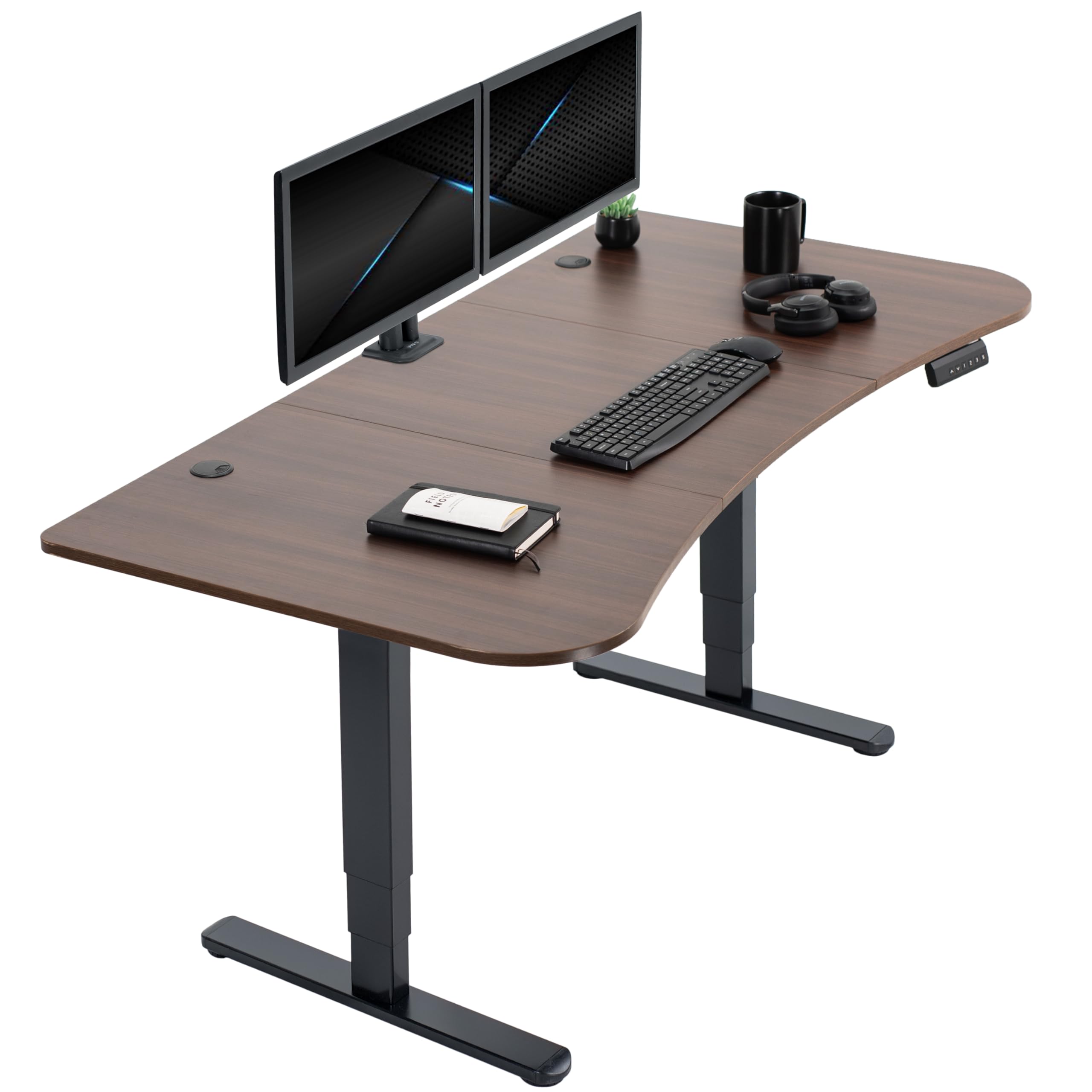 71-Inch Electric Standing Desk with Memory Touch Controller