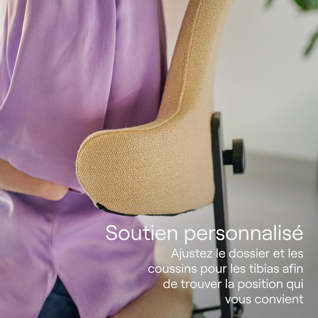 Varier ThatSit Balans Adjustable Ergonomic Kneeling Chair with Backrest, 10-Year Warranty, Designed by Peter Opsvik