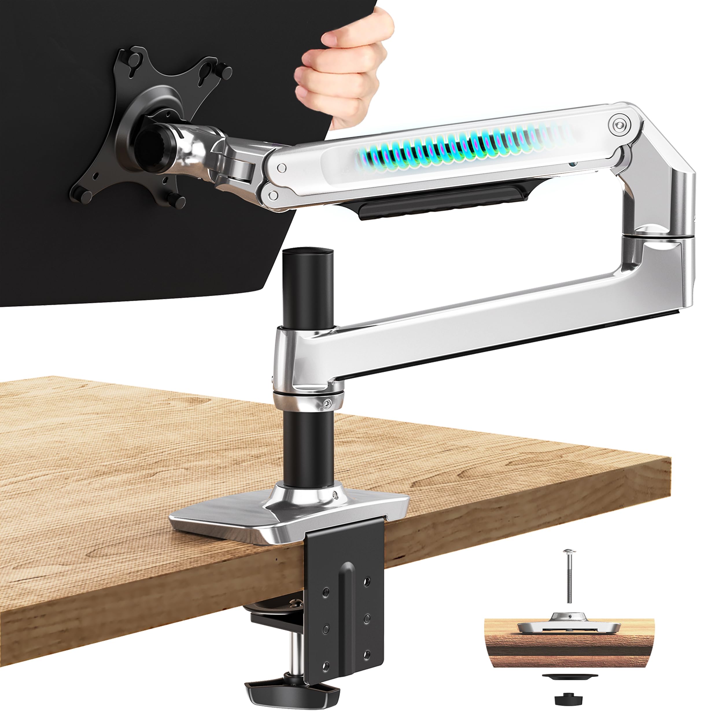 Fully Adjustable Monitor Arm Desk Mount for 13–40″ Screens