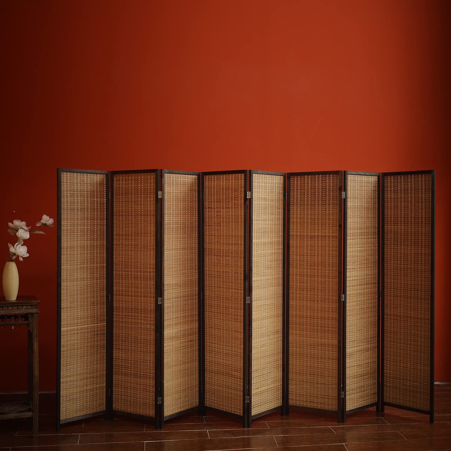 Furnnylane Bamboo Folding Room Divider & Privacy Screen