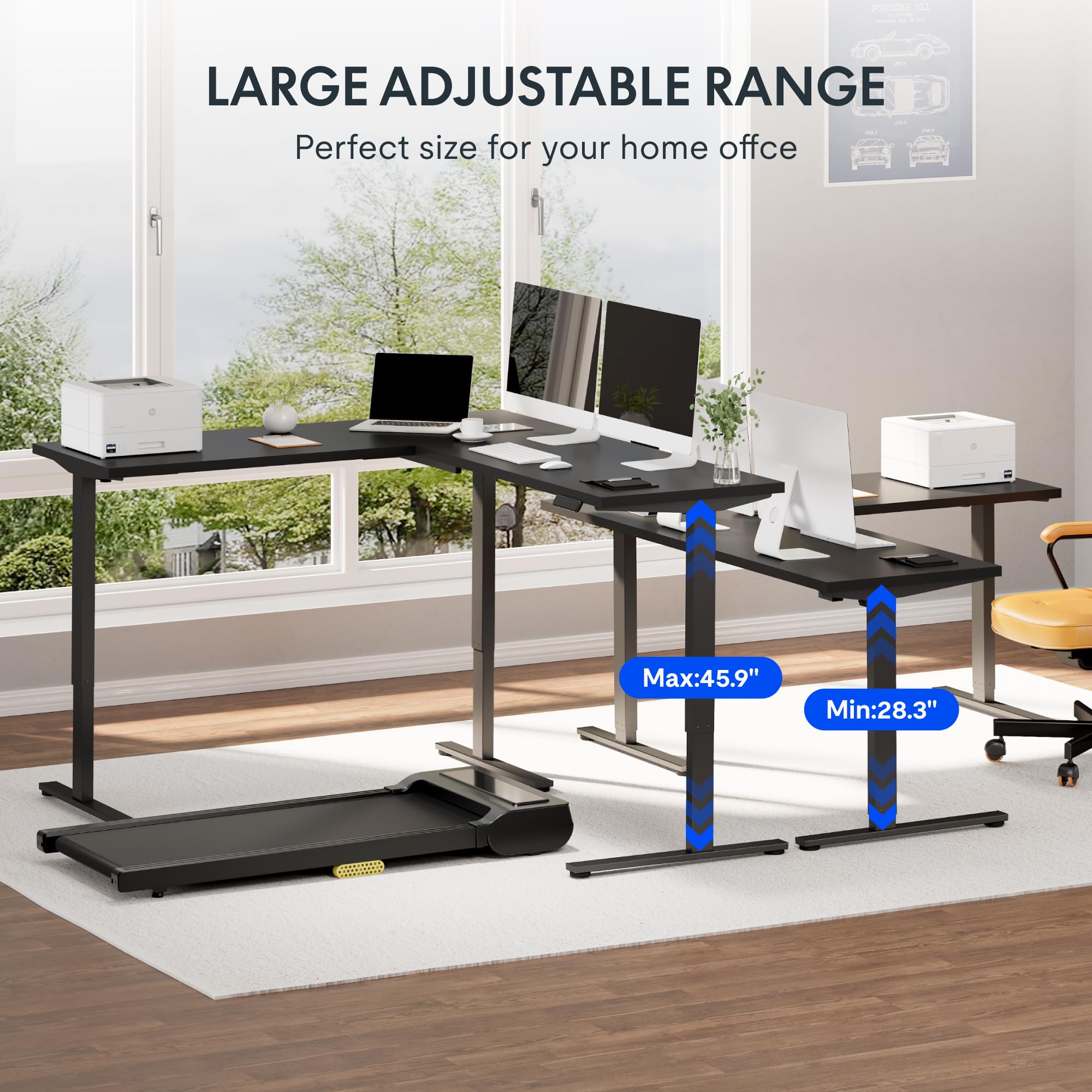 FLEXISPOT L Shaped Standing Corner Desk