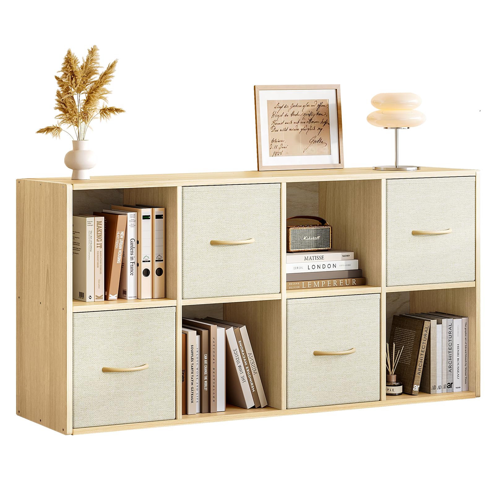 EXPERLAM Solid Wood Cube Storage Organizer Bookshelf