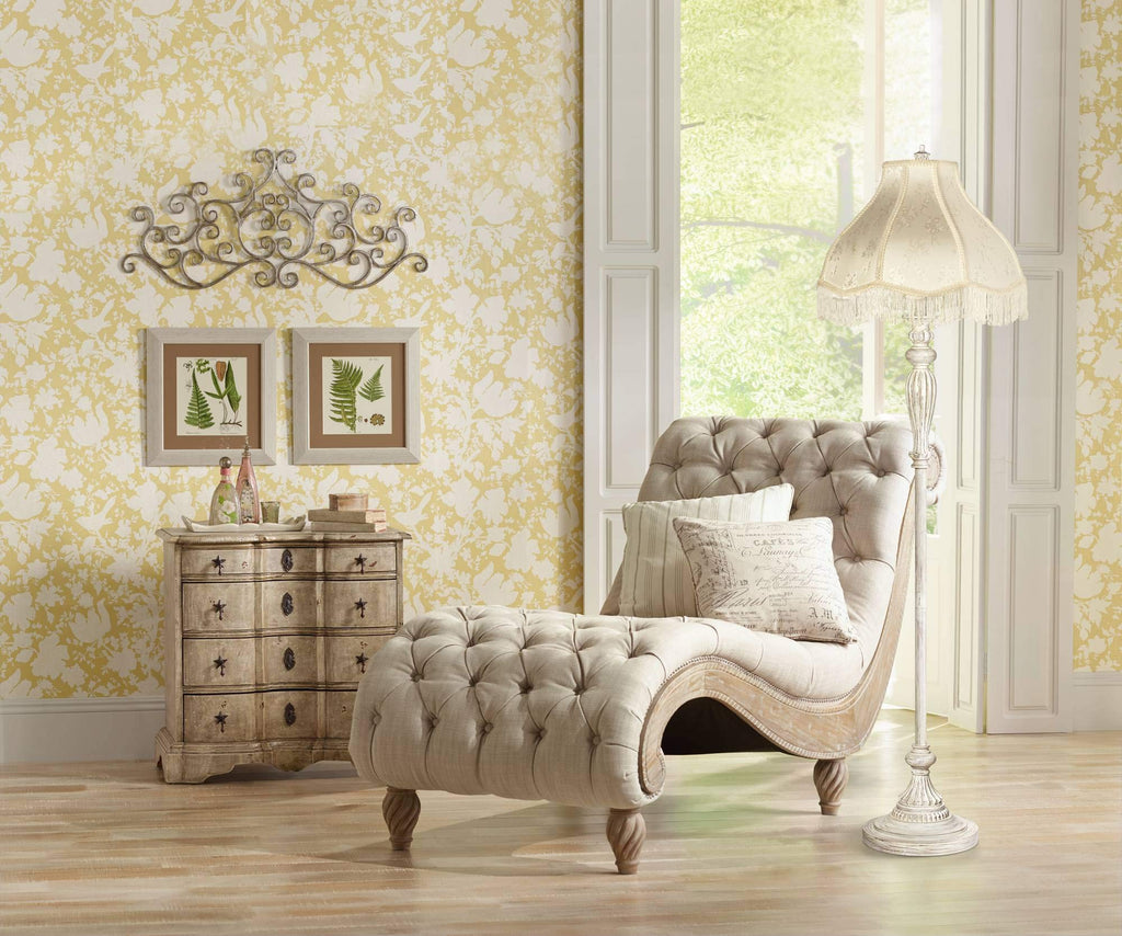 360 Lighting 60" Tall Scallop Shade Antique White Traditional Floor Lamp