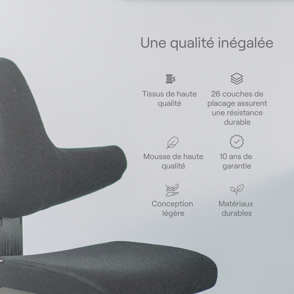 Varier ThatSit Balans Adjustable Ergonomic Kneeling Chair with Backrest, 10-Year Warranty, Designed by Peter Opsvik