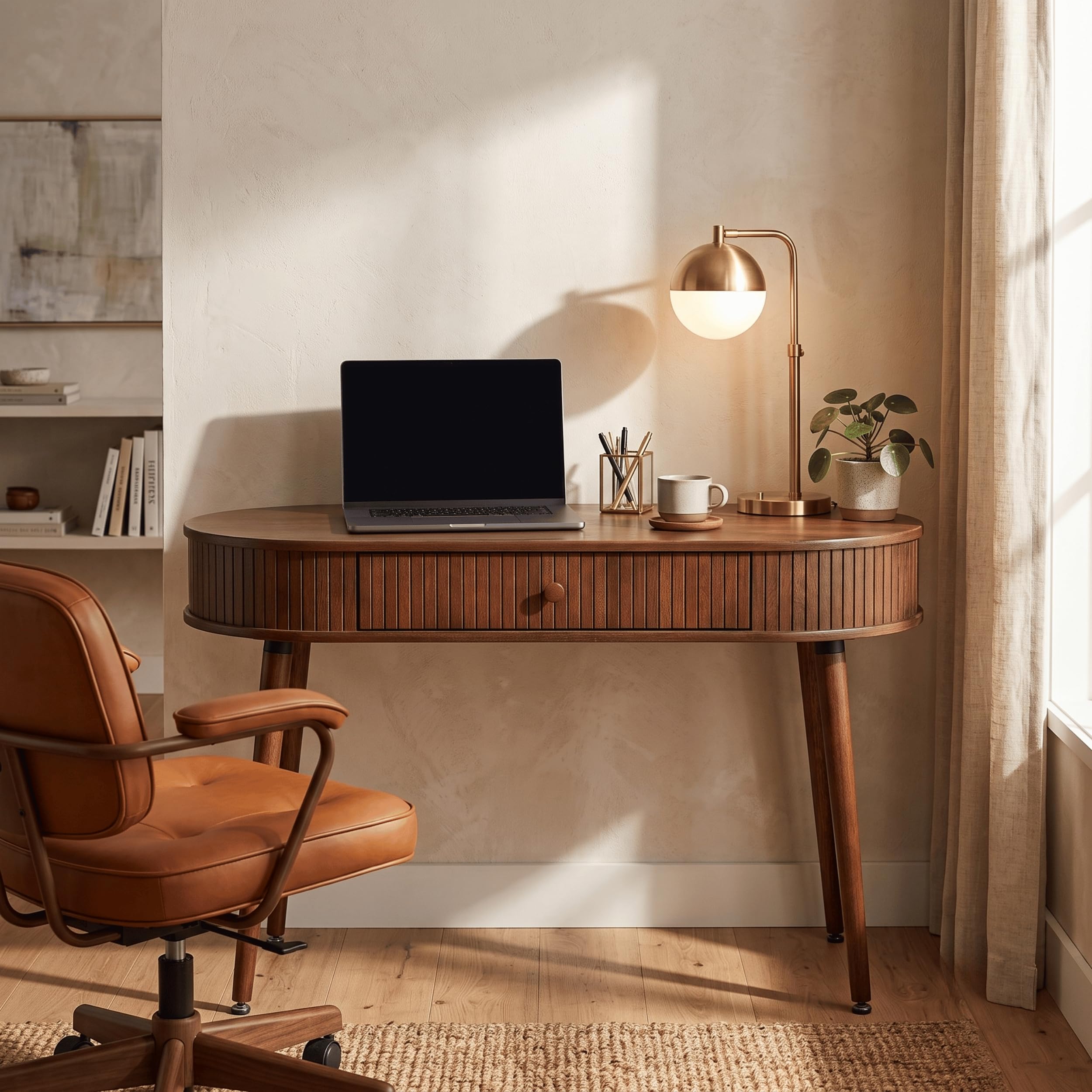 NTC Stream Modern Office Computer Desk Workstation