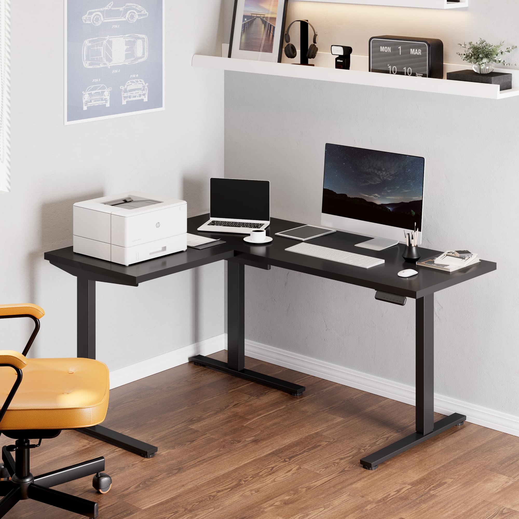 FLEXISPOT L Shaped Standing Corner Desk