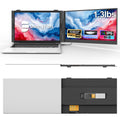domyfan Laptop Screen Extender, FHD 1080P IPS Dual Laptop Monitor Extender