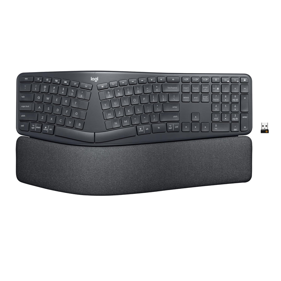 Logitech ERGO Wireless Ergonomic Keyboard with Wrist Support
